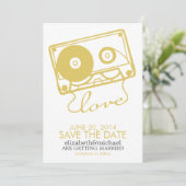 De Perfecte Band van de Mengeling sparen de Datum Save The Date (Staand voorkant)