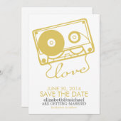 De Perfecte Band van de Mengeling sparen de Datum Save The Date (Voorkant / Achterkant)