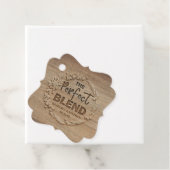 De perfecte bijtende bruiloft bedankjes labels (In situ)