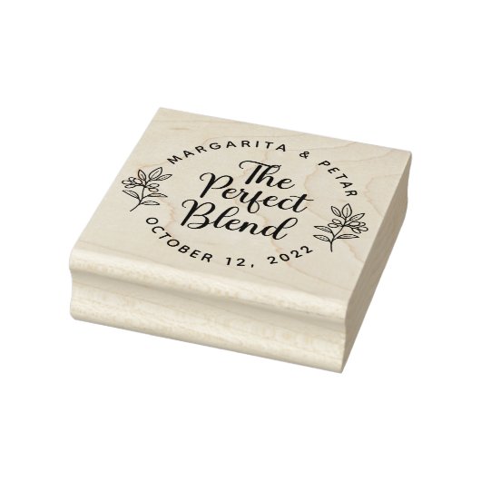 De perfecte bijtende bruiloft rubberstempel (Stempel)