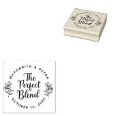 De perfecte bijtende bruiloft rubberstempel (Gestempeld)