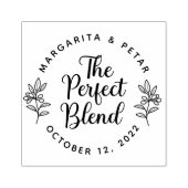 De perfecte bijtende bruiloft rubberstempel (Afrduk)