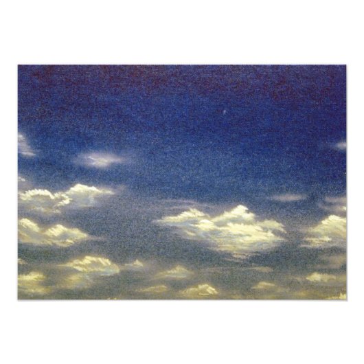 De perfecte blauwe lucht foto afdruk (Voorkant)