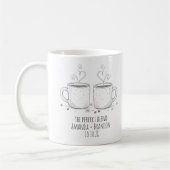 De Perfecte Blend 2Cups Gezellige Bruiloft Koffiemok (Links)