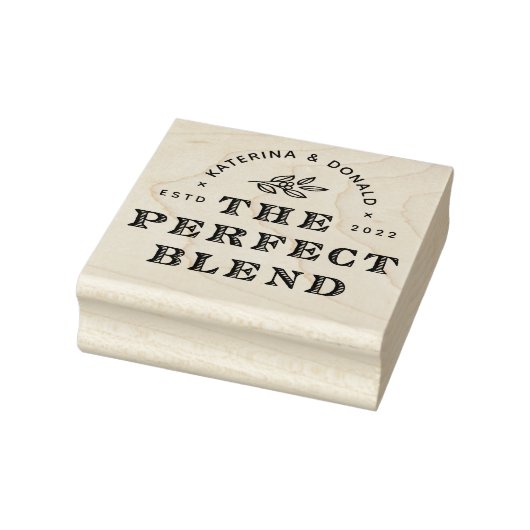 De perfecte blend bruiloft Rubber Stamp Rubberstempel (Stempel)
