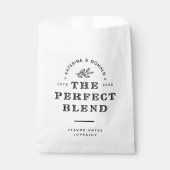 De perfecte blend bruiloft voor de prijs bedankzakje (Voorkant)