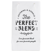 De perfecte blend bruiloft voor middelgrote cadeau klein cadeauzakje (Voorkant)