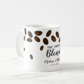 De perfecte blend koffie bruiloft koffiemok (Voorkant links)