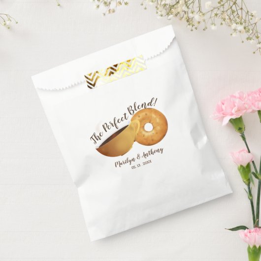 De perfecte blend koffie en bagel | Weddenschap Bedankzakje (Gezegeld)
