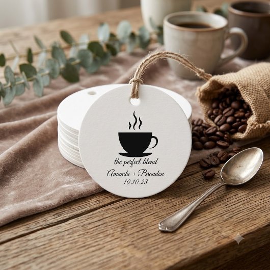 De Perfecte Blend Koffie Trouw Dank Je Bedankjes Labels