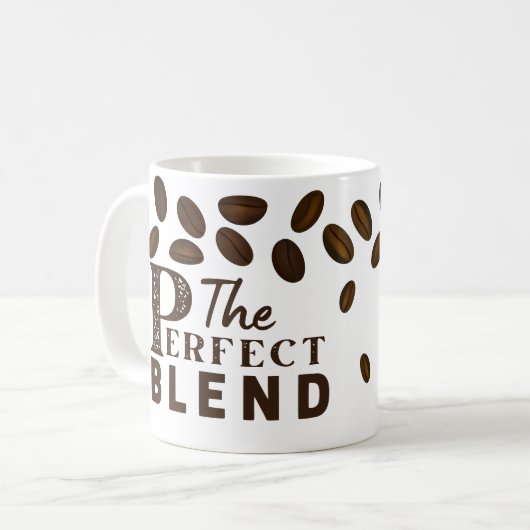 De perfecte blend koffie-weddenschap koffiemok (Voorkant links)