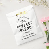 De perfecte blend koffieweddenschap bedankzakje (Gezegeld)