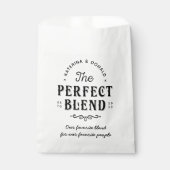 De perfecte blend koffieweddenschap bedankzakje (Voorkant)