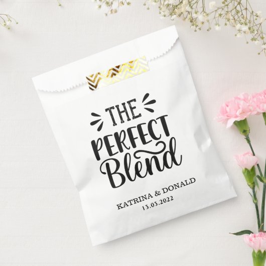 De perfecte blend koffieweddenschap bedankzakje (Gezegeld)