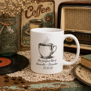 De Perfecte Blend Vintage Kop Huwelijk