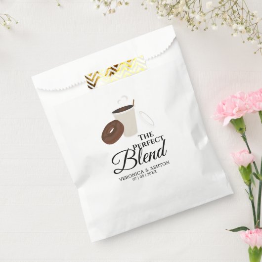 De perfecte blendkoffie en donut | Weddenschap Bedankzakje (Gezegeld)