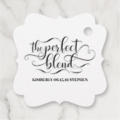 De perfecte blendweddenschap bedankjes labels (Achterkant)