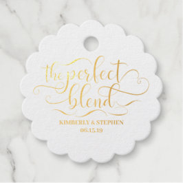 De perfecte blendweddenschap bedankjes labels