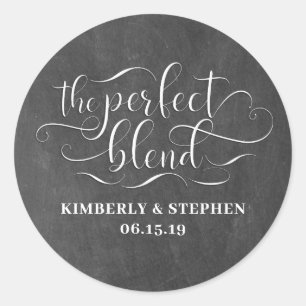 De perfecte blendweddenschap ronde sticker