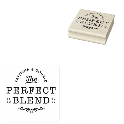 De perfecte blendweddenschap rubberstempel (Gestempeld)