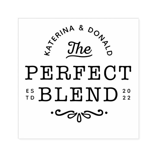 De perfecte blendweddenschap rubberstempel (Afrduk)