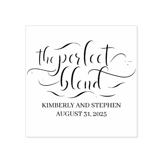 De perfecte blendweddenschap rubberstempel (Afrduk)