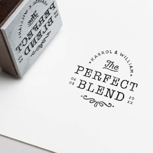 De perfecte blendweddenschap rubberstempel