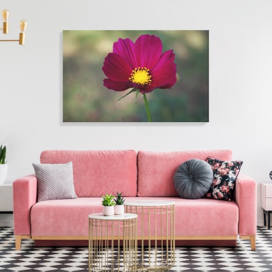 De Perfecte Bloem van de zuster Canvas Afdruk (Insitu (Woonkamer))
