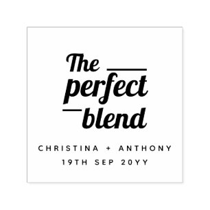 De perfecte blote Typografie voor het mengen Zelfinktende Stempel