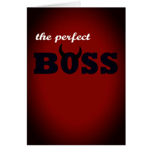 De perfecte boss Funny Devil Horns