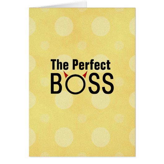 De perfecte boss Funny Devil Horns (Voorkant)