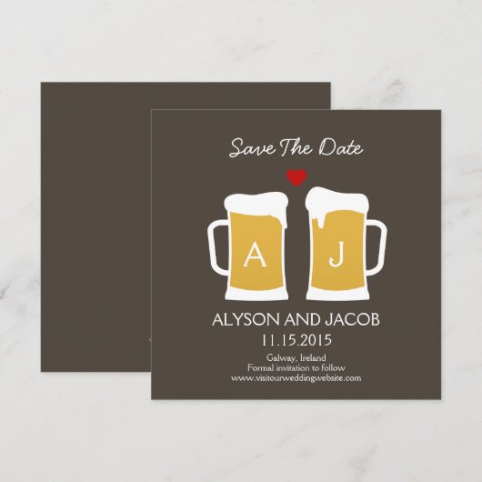 De perfecte Brew bewaart de Datum Kaart (Voorkant / Achterkant)