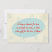 De perfecte bridale couleparen show nodigt uit kaart (Achterkant)