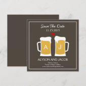 De Perfecte Brouw Save The Date Kaart (Voorkant / Achterkant)