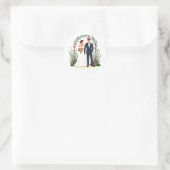 De perfecte bruiloft momenten Sticker (Tas)