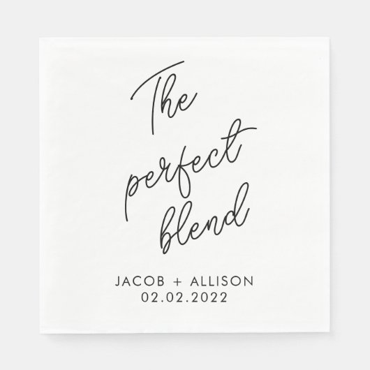 de perfecte bruine koffieliefhebber voor koffiegel servet (Voorkant)