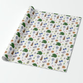 De Perfecte Cadeauverpakking – Golf Inpakpapier (Uitgerold)