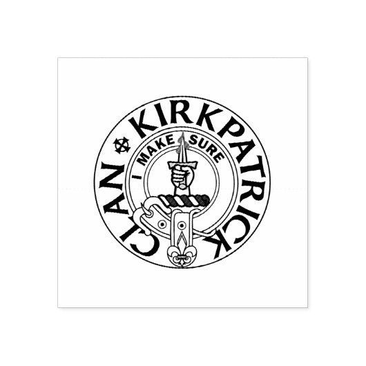 De Perfecte CLAN KIRKPATRICK STEMPEL 2x2 (Afrduk)