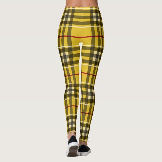 De perfecte clan MacLeod Plaid Leggings (Achterkant)