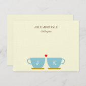 De perfecte combinatie bedankt kaarten notitiekaartje (Voorkant / Achterkant)