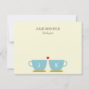 De perfecte combinatie bedankt kaarten notitiekaartje