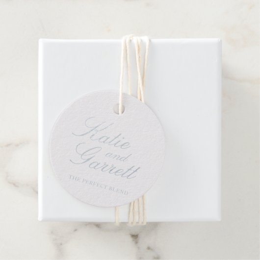 De perfecte combinatie van elegante zilvervaten bedankjes labels (Met doos)