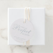 De perfecte combinatie van legante bruiloft zilver bedankjes labels (Met doos)