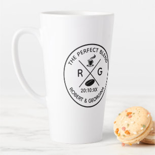 De perfecte combinatie van moderne koffie-weddensc latte mok
