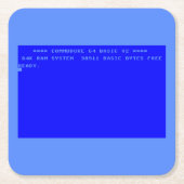 De perfecte commodore 64-lovers accessoire kartonnen onderzetters (Voorkant)