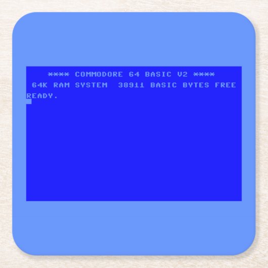 De perfecte commodore 64-lovers accessoire kartonnen onderzetters (Voorkant)