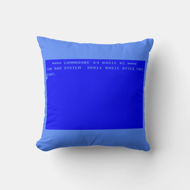 De perfecte commodore 64-lovers accessoire kussen (Voorkant)