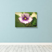 De perfecte dag Lily op Canvas Afdruk (Insitu (Houten vloer))
