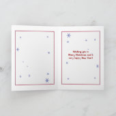 De Perfecte Dag van de Sneeuwman van Kerstmis Feestdagen Kaart (Binnen)