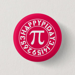 De perfecte Dag van Pi Ronde Button 3,2 Cm